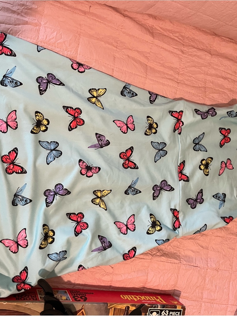 Light Blue Butterfly Print Dress / Skirt